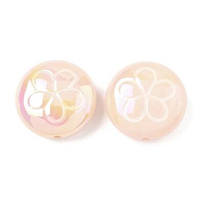 2Pcs UV Plating Acrylic Beads