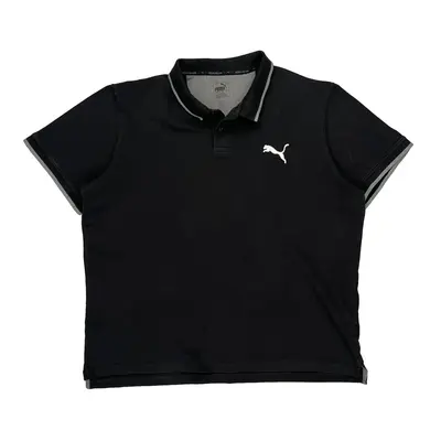 Puma Polo Shirt - XL Black Cotton