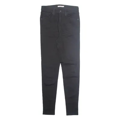 LEVI'S Mile High Womens Jeans Black Slim Skinny W30 L32