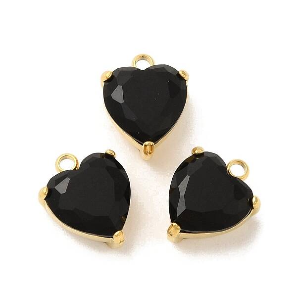 304 Stainless Steel Rhinestone Pendants