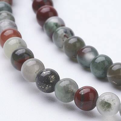 Natural Jasper Bead Strands