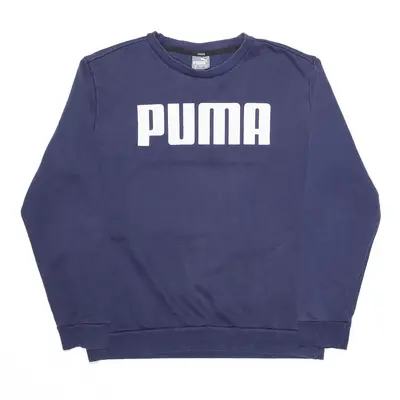 PUMA Sports Blue Sweatshirt Mens M