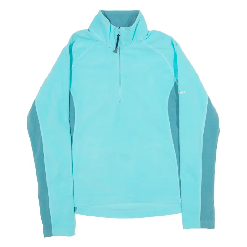 BERGHAUS Womens Fleece Blue 1/4 Zip UK 10