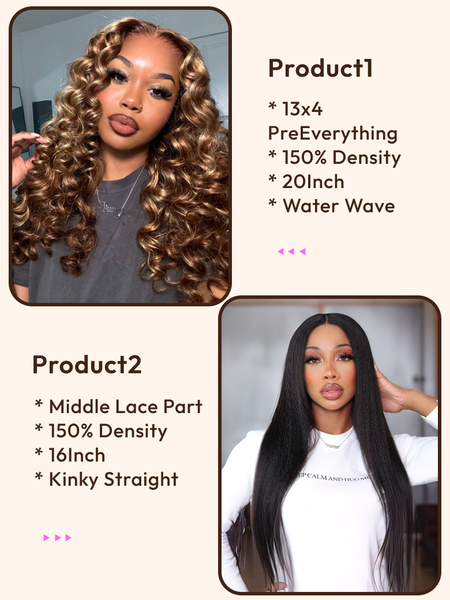 2 Wigs $172 for 20