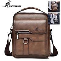 Men's Casual Shoulder Bag,2025,Large Capacity Multifunctional PU Travel Crossbody Bag, Waterproof & Wear-Resistant, Versatile...