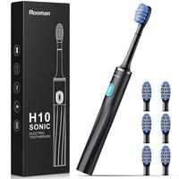 Rooman H10 Sonic Electric Toothbrushes for Beginner, Senstive Pressure, Deep Cleaning with Teeth Whitening Mode
