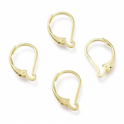 Brass Leverback Earring Findings