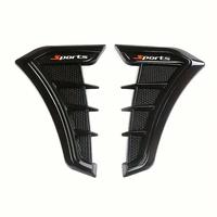 Universal Car Fender Side Vents, Air Flow Intake Hole Grille,Side Marker Air Wing Vent Trim Cover , Fender Decorative Spoiler...