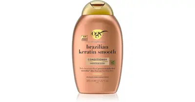 OGX Brazilian Keratin Smooth Smoothing Conditioner for Shiny and Soft Hair 385ml
