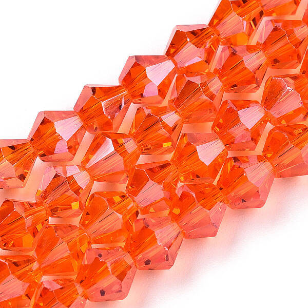 Electroplate Glass Beads Strands
