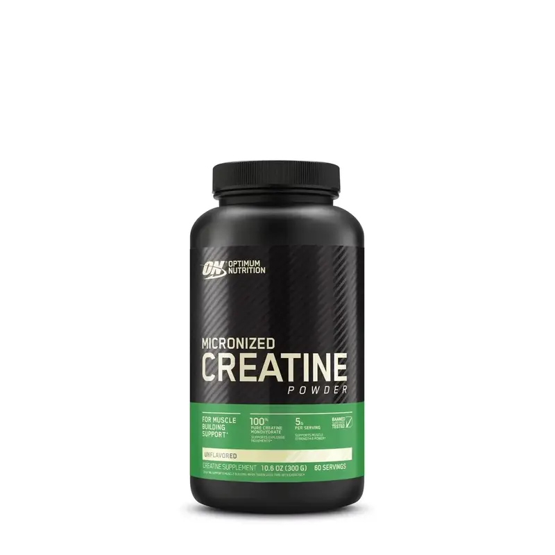 Optimum Nutrition Micronized Creatine Monohydrate Powder, Unflavored, Keto Friendly, 60 Servings (Packaging May Vary) Supplem...