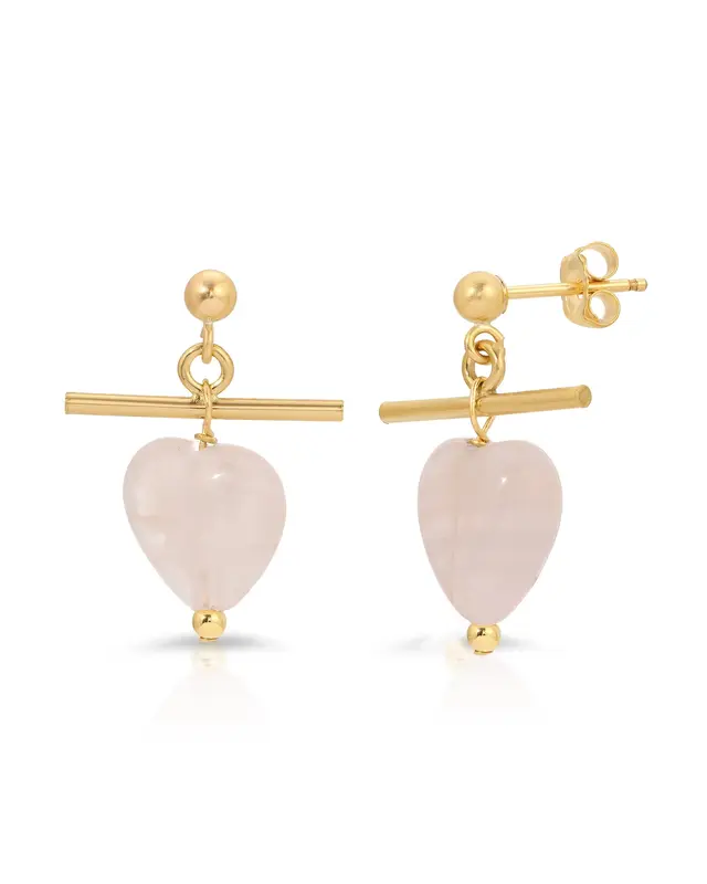 Amada Earrings | Color: Rose | Metal Color: Gold