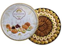 Zaitoune Mixed Cookies Gift Box - 500g | Luxury Arabic Mini Biscuit Assortment - Date Maamoul, Barazek & Ghraybeh | Handmade ...