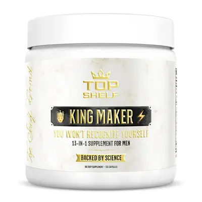 Top Shelf King Maker - 13-in-1 Dietary Supplement for Men | 120 Capsules | Pre Workout Powder | Optimum Fitness & Healthcare ...