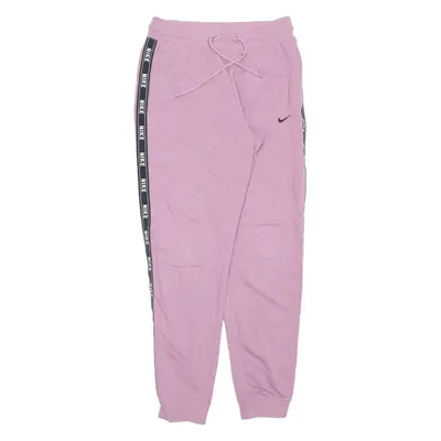 NIKE Womens Joggers Purple Tapered S W26 L29