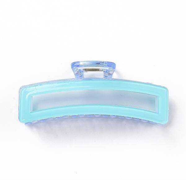 Rectangle PVC Big Claw Hair Clips