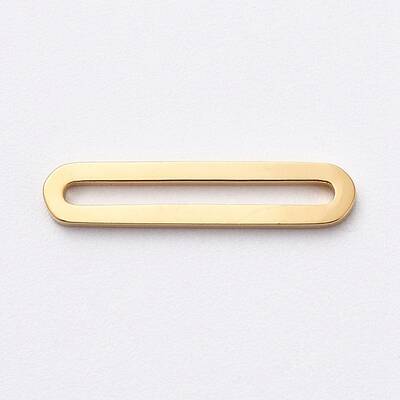 PVD Vacuum Plating 304 Stainless Steel Linking Rings for Jewelry Making