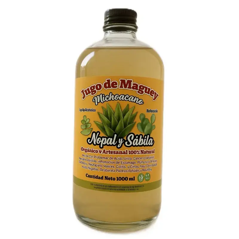 Jugo De Maguey - Aloe Vera Antioxidant Healthcare Dietary Vitamin Edible Supplement