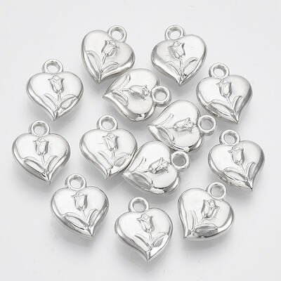 Plating ABS Plastic Pendants