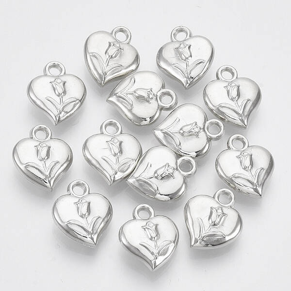 Plating ABS Plastic Pendants
