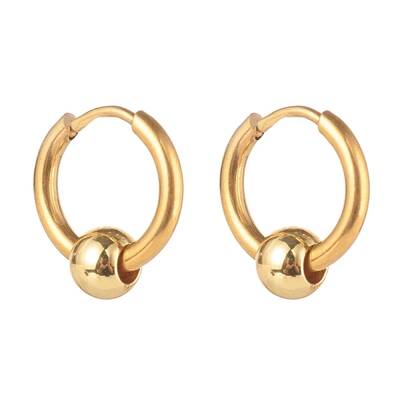 304 Stainless Steel Huggie Hoop Earrings