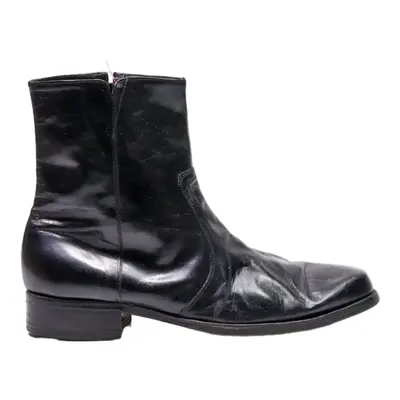 FLORESHEIM Ankle Boots Black Leather Mens UK 8