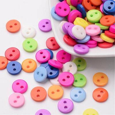 Flat Round 2-Hole Buttons
