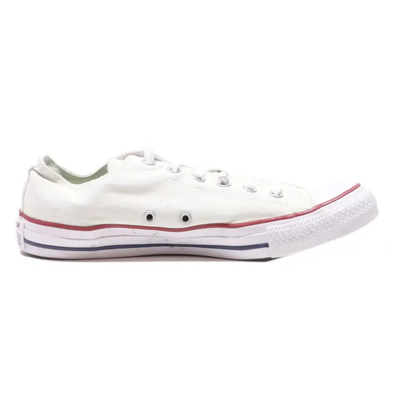 CONVERSE Chuck Taylor All Star Low Top Trainers White Canvas Womens UK 7