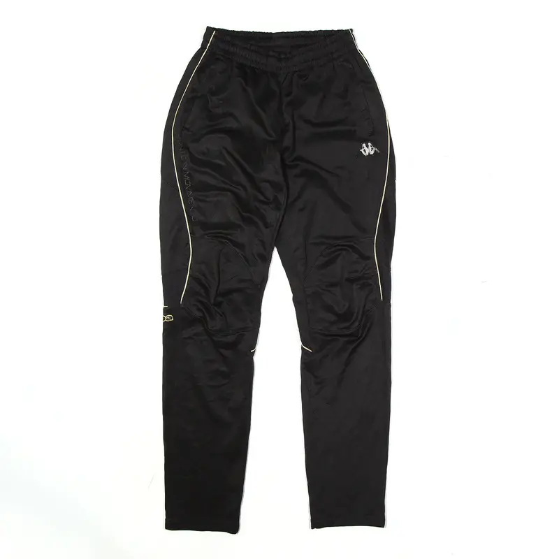 KAPPA Track Pants Black Straight Mens S W24 L30