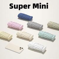 Mini Portable Sun Protection  Travel Umbrella with Zippered Case Super mini,  women's exclusive  only for use on sunny days  ...