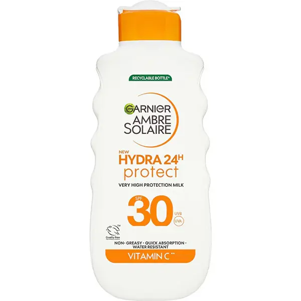Garnier Sun Milk Spf 30 Ambre Solaire Hydra 24H Protect (High Protection Milk) 175 Ml