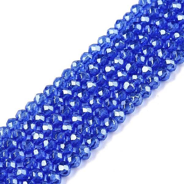 Electroplate Glass Beads Strands