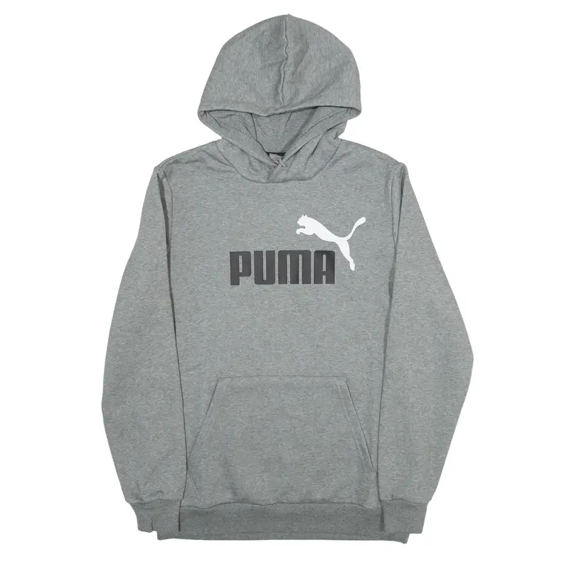 PUMA Hoodie Grey Pullover Mens M