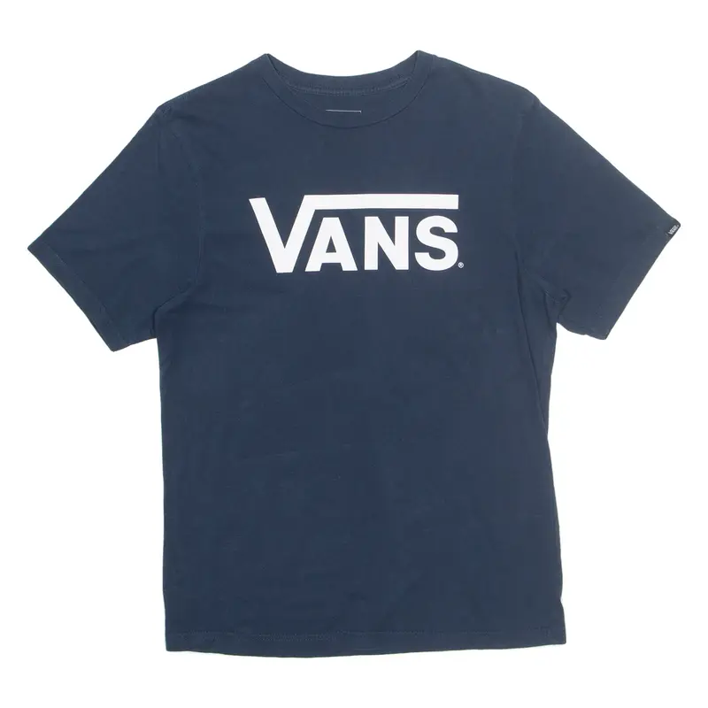 VANS Womens T-Shirt Blue M