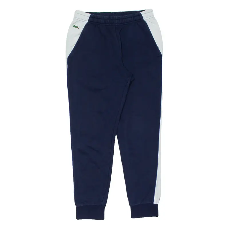 LACOSTE Mens Joggers Blue Tapered S W28 L27