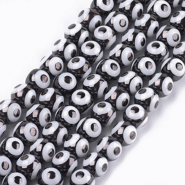 Electroplate Glass Beads Strands