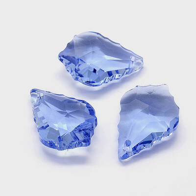 Faceted Glass Pendants