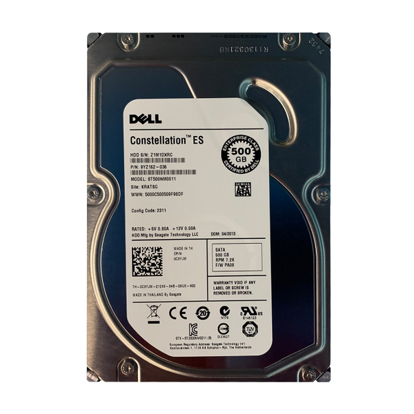 C3YJM Dell 500GB 6Gb/s SATA 7200 3.5-Inch Hard Drive