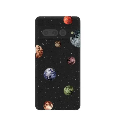 Black Deep Space Google Pixel 7 Pro Case