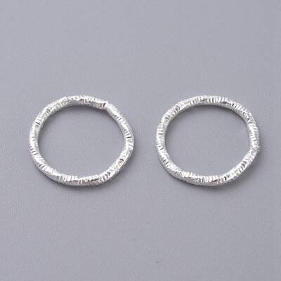 Iron Textured Jump Rings