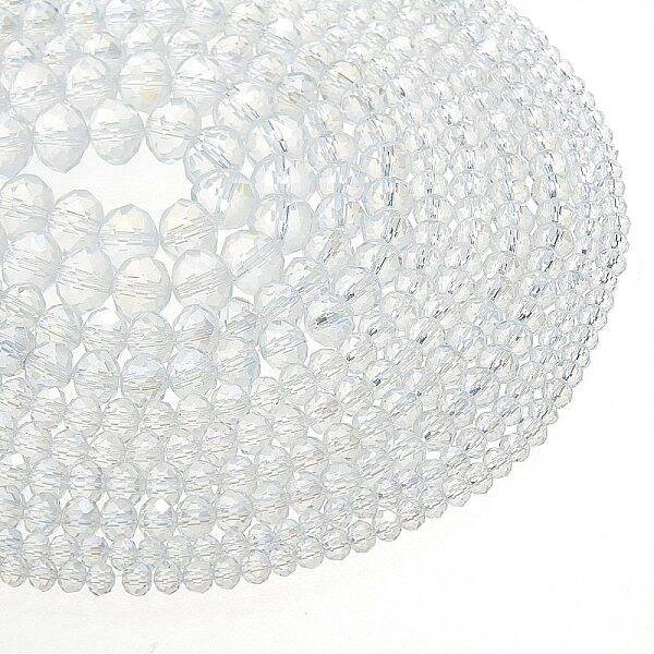 10 Strands 4 Styles Electroplate Glass Beads Strands