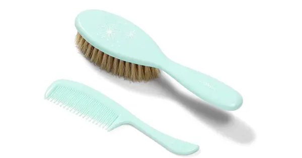 Babyono Hair Brush Kids Hair Brush Mint 2 Pcs
