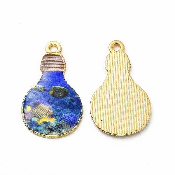Alloy Printed Pendants