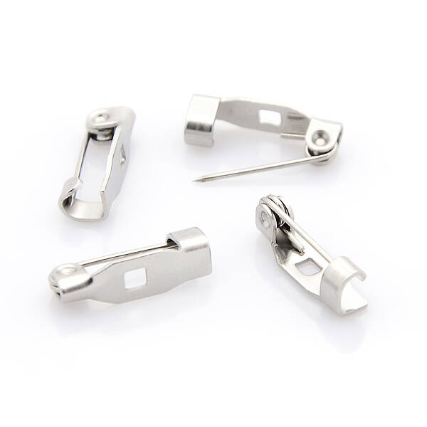 Tarnish Resistant 304 Stainless Steel Pin Brooch Back Bar Findings
