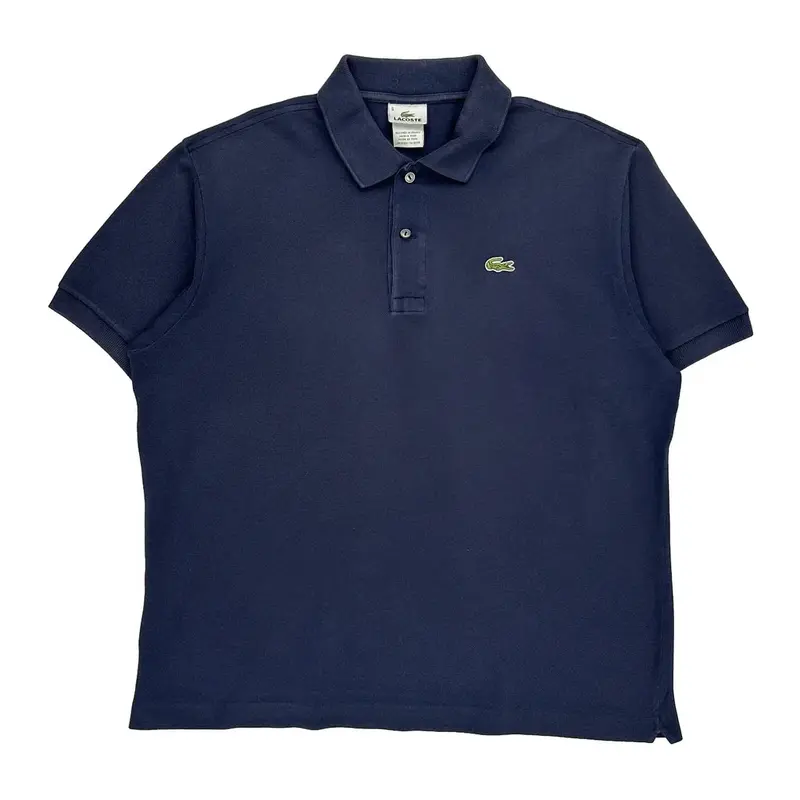 Lacoste Polo Shirt - XL Navy Cotton | Size: x-large