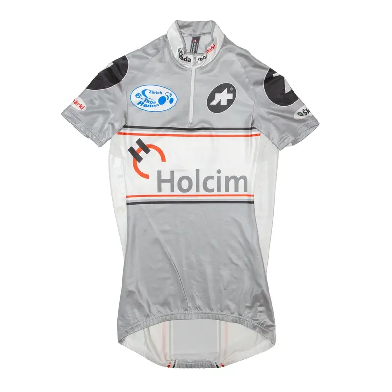 ASSOS Cycling Mens Jersey Grey 1/2 Zip L
