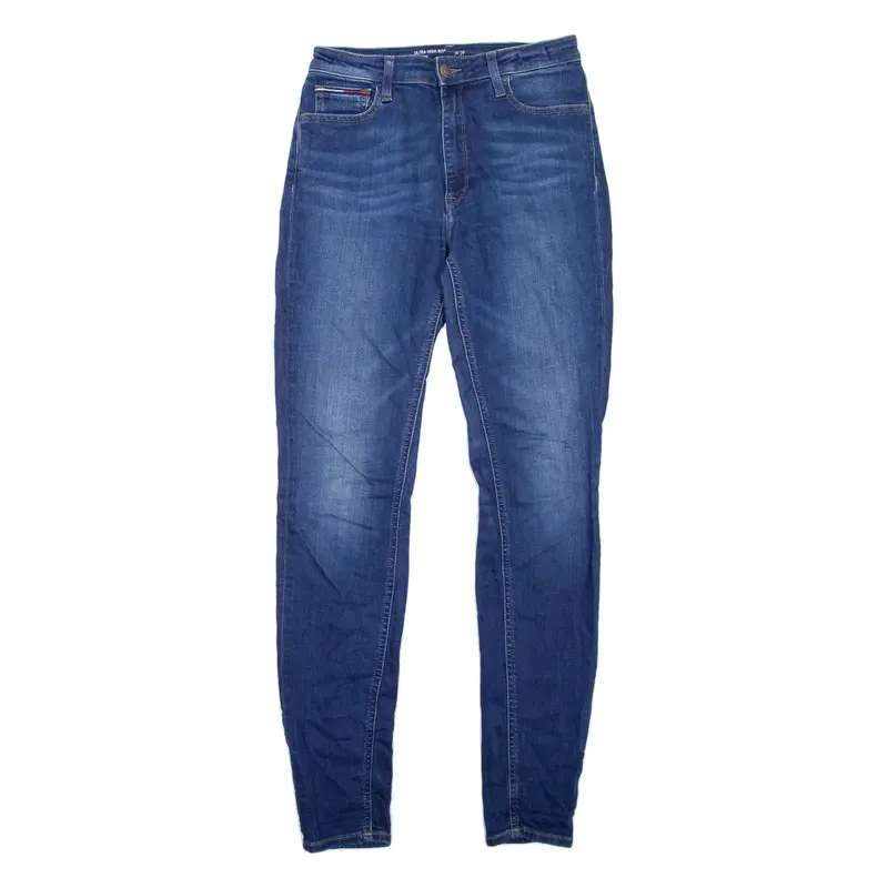 TOMMY HILFIGER Santana Ultra High Rise Womens Jeans Blue Slim Skinny W29 L32