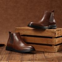 【Anniversary Deals】Eleet Men's Chelsea Boots - Mens Pointed Toe Chelsea Cowboy Boots, Breathable Lightweight Men's Casual...