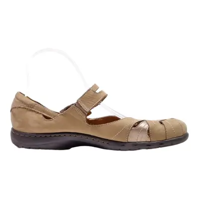 ROCKPORT Ballet Shoes Brown Leather Womens UK 6