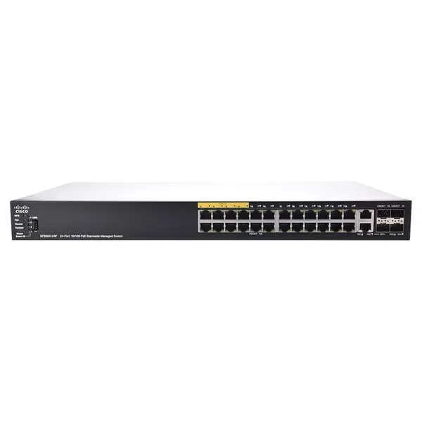 SF550X-24P-K9 Cisco Small Business 500 Series SF550 PoE 24 x Ports 10/100Base-TX + 4 x SFP+ Layer 3 Managed Fast Ethernet Net...